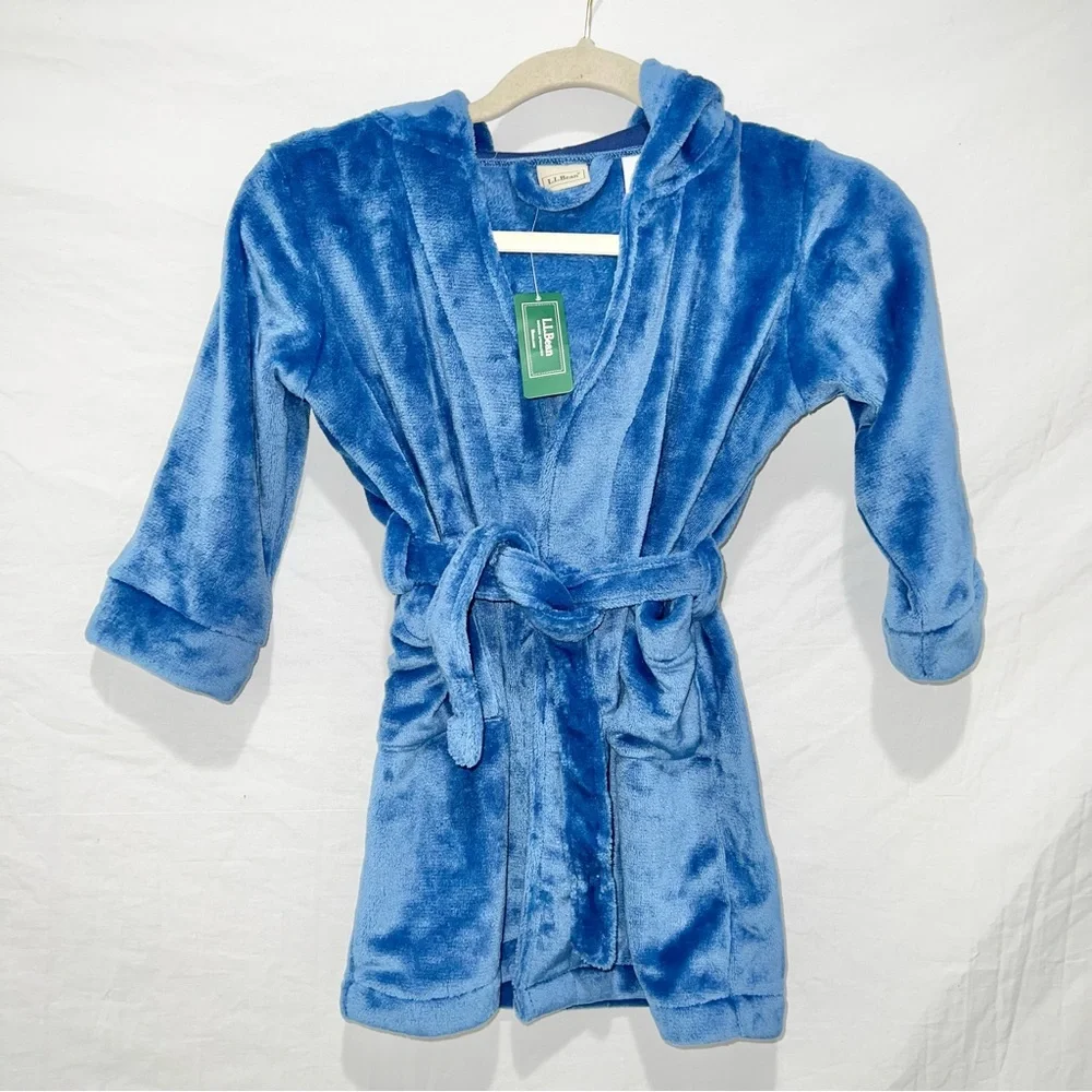L.L Bean Kids' Cozy Hooded Animal Robe - Picture 2 of 5